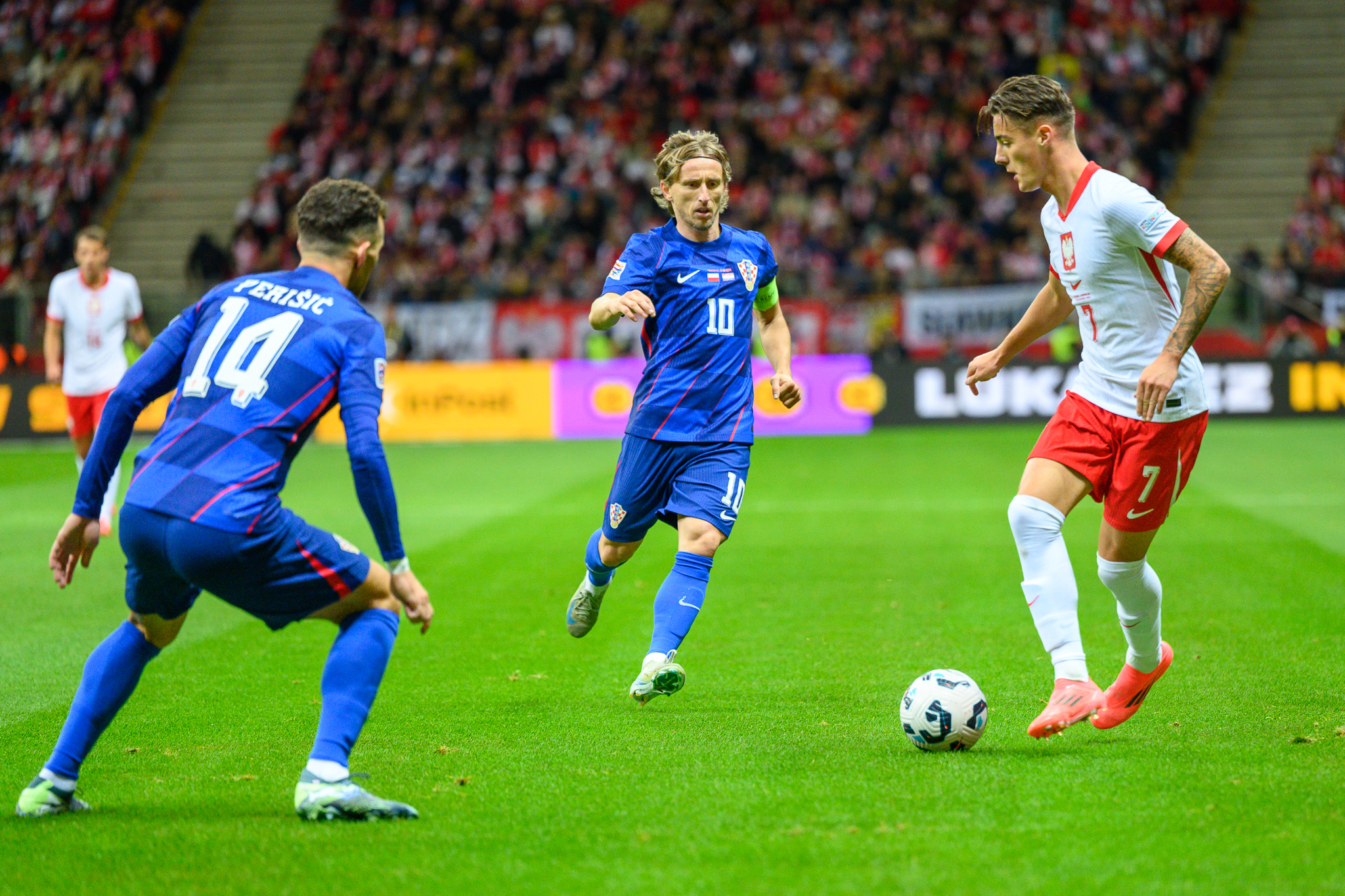 Luka Modrić i Kacper Urbański