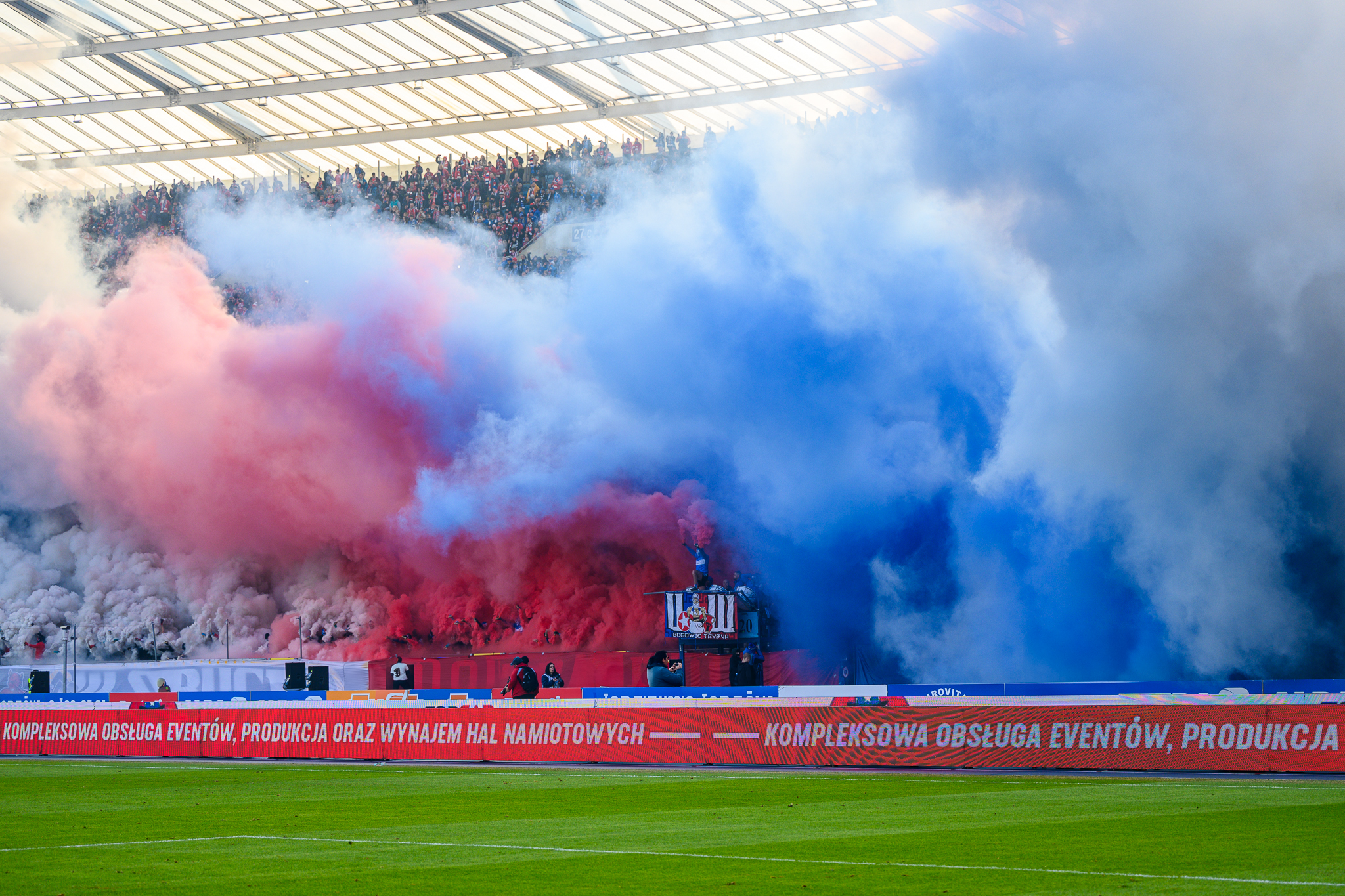 Oprawa na meczu mistrzów Ruch Chorzów - Wisła Kraków