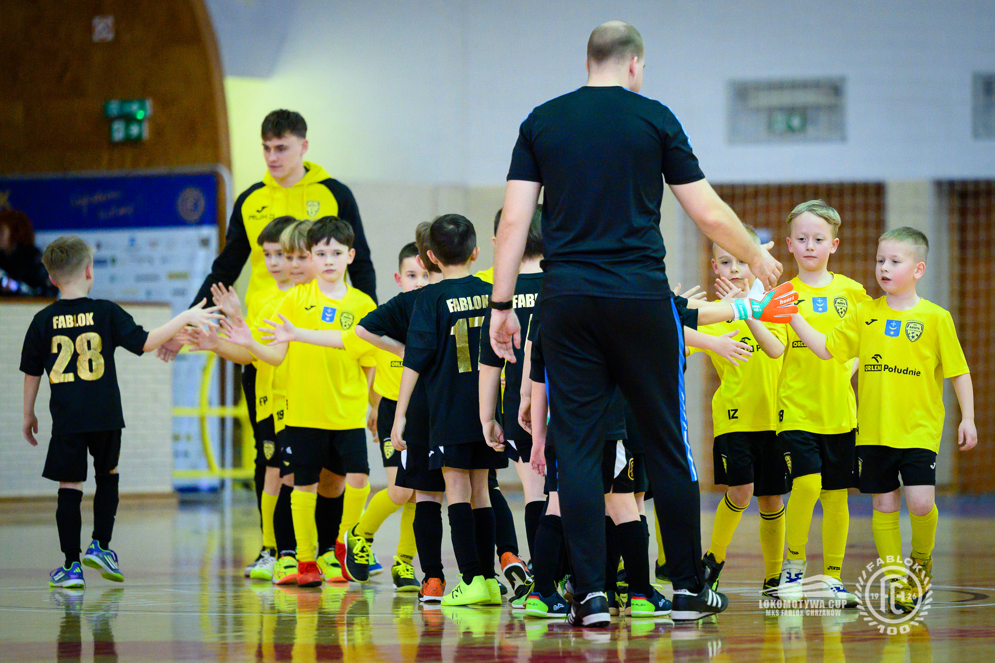 Podziękowania drużynie przeciwnej