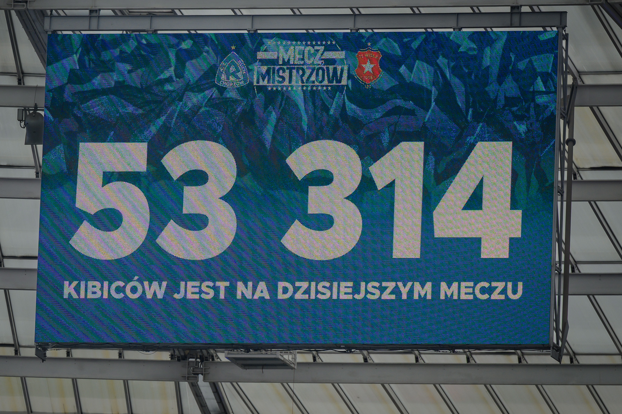 Frekwencja 53314 kibiców na meczu Ruch Chorzów - Wisła Kraków